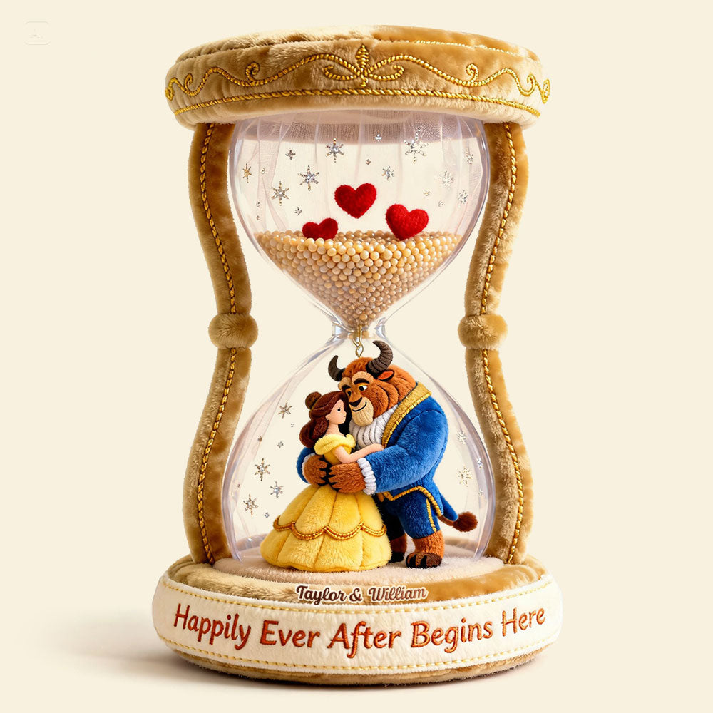 Cherished Moments in Fairy Tales - Personalized Romantic Pillow for Couples Pillow PopCulturePrints