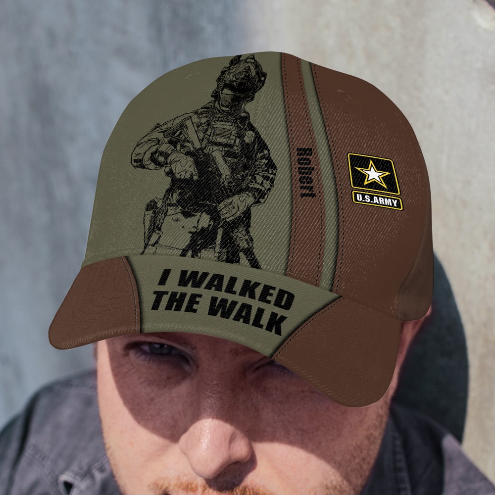 Custom Veteran Cap - U.S. Army Soldier Tribute