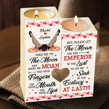 Load image into Gallery viewer, Custom Couple Candle Holder - Romantic Personalized Gift Candle Holder PopCulturePrints
