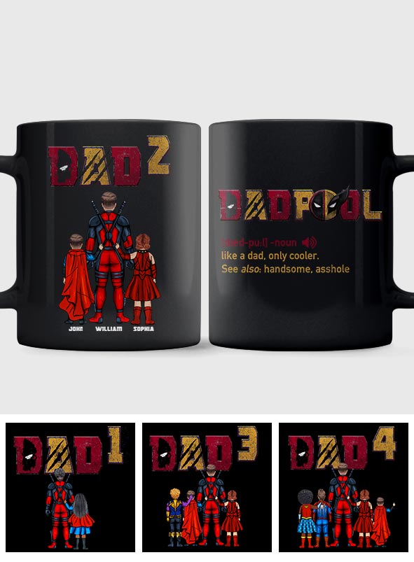 Dadpool - Personalized Psychopath Hero Dad Mug