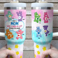 Load image into Gallery viewer, Customizable Tumbler for Moms - &#39;Caring Bears&#39; Design Tumbler Cup PopCulturePrints

