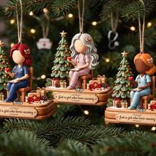 Load image into Gallery viewer, Nurse On Duty Acrylic Ornament - Personalized Christmas Gift For Nurses 02PGTA151026 Ornament PopCulturePrints
