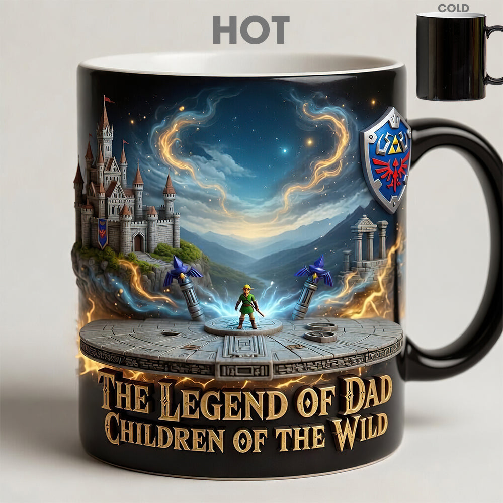 “The Legend of Dad: Children of the Wild” - Epic Quest Dad Magic Coffee Mug - Personalized Gift for Dads, Daddies, and Grandpas Coffee Mug PopCulturePrints