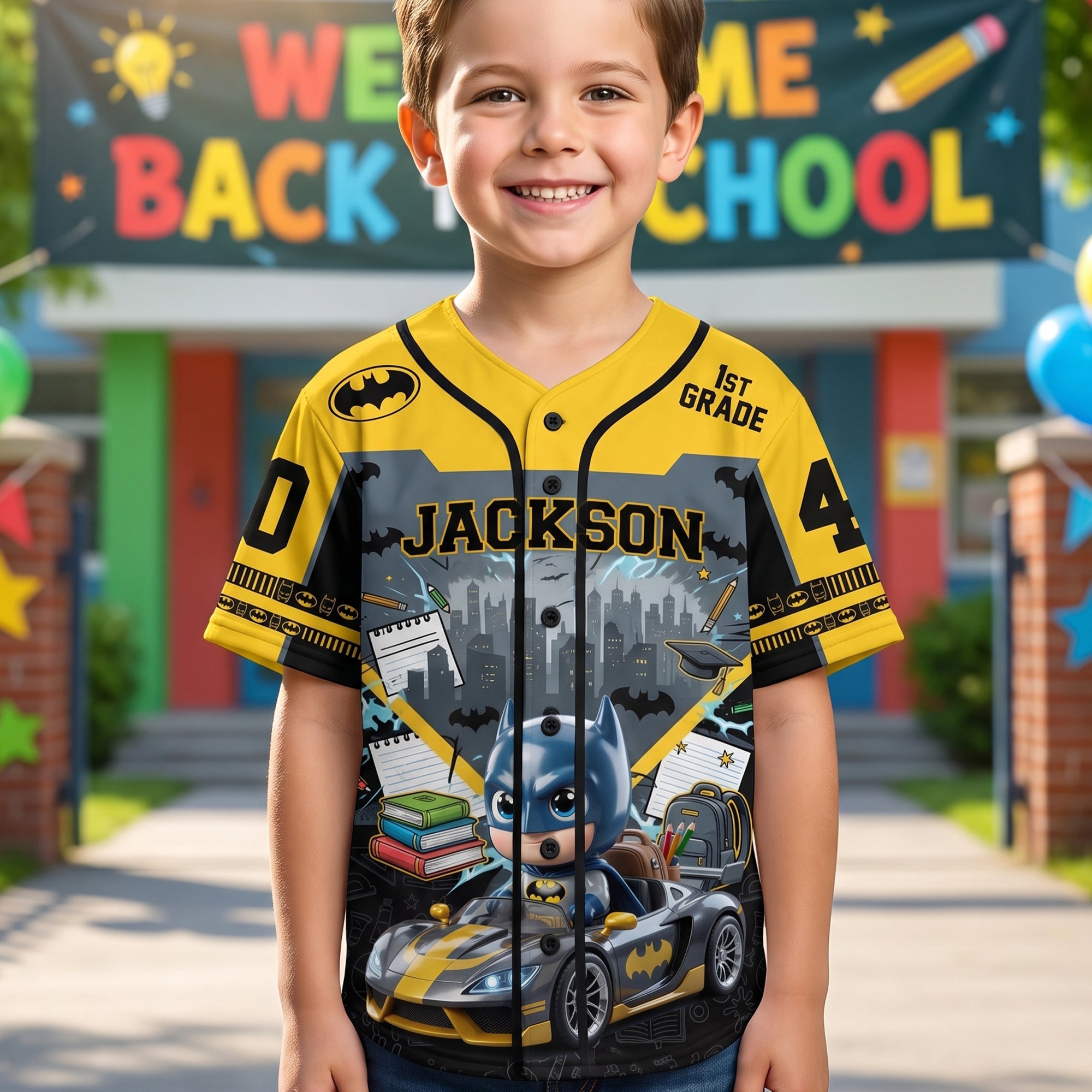 Back to School Adventure - Brilliant Jersey for Kids