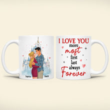 Load image into Gallery viewer, Personalized Couple Coffee Mug - I Love You More Forever Coffee Mug PopCulturePrints
