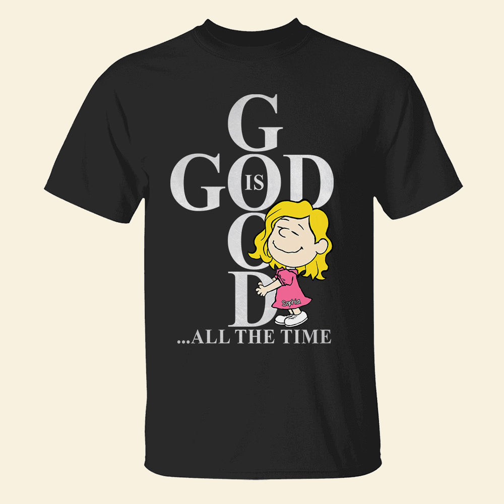 Personalized 'God Is Good' Shirt for Christians - Meaningful Gift Shirts PopCulturePrints