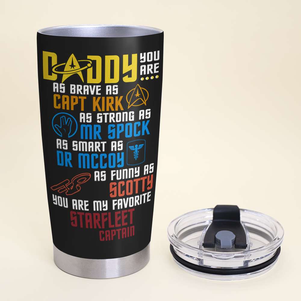 Space Explorer Personalized Daddy Tumbler