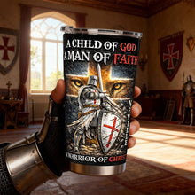 Load image into Gallery viewer, A Warrior Of Christ - Personalized Tumbler for Faithful Believers
