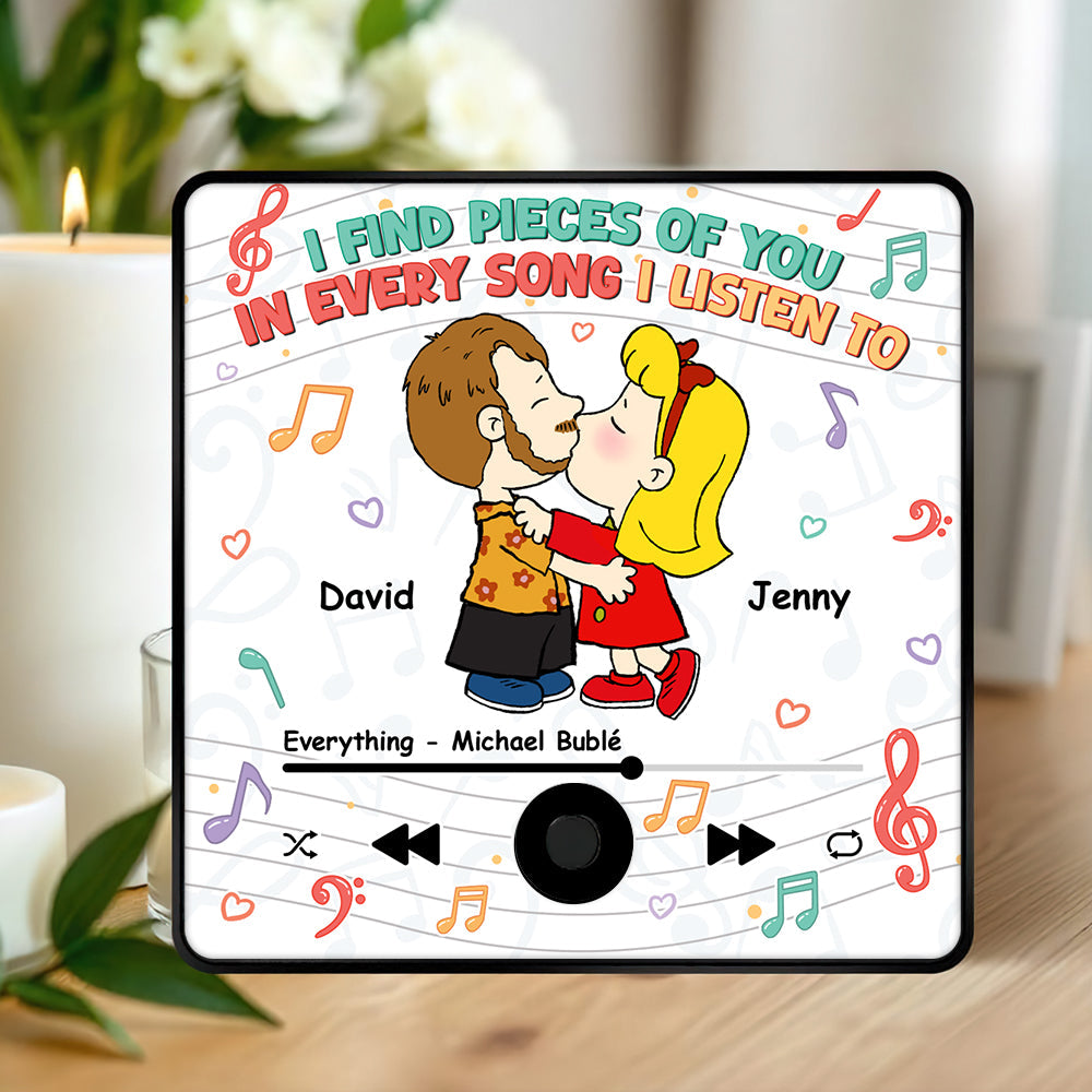 Personalized Music Fridge Magnet - Special Couple Gift Fridge Magnet PopCulturePrints