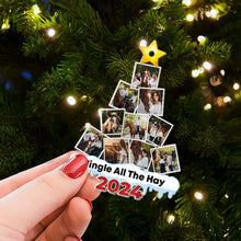 Load image into Gallery viewer, Personalized Horse Photo Acrylic Christmas Ornament 2024 Ornament PopCulturePrints
