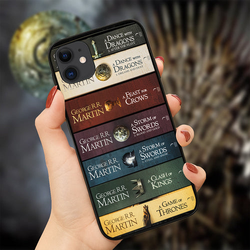 “Unlock the Mysteries of Westeros” - Fantasy Book Phone Case, Customize for Book Lovers Phone Case PopCulturePrints