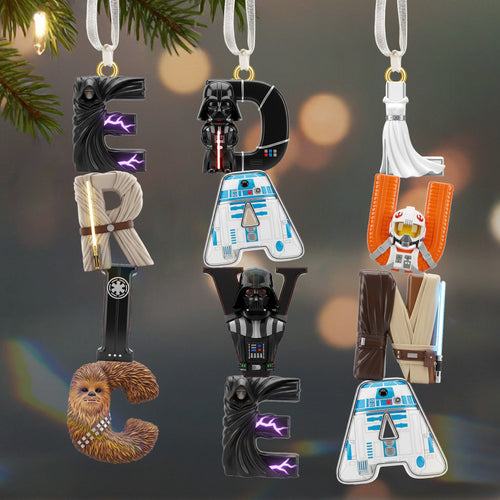 Custom Alphabet Letter Ornament - A Unique Personalized Christmas Gift for Fans of Pop Culture Ornament PopCulturePrints