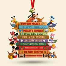 Load image into Gallery viewer, Cherish the Moments: Cartoon Bookstack Ornament - Personalized Gifts for Childhood Christmas
