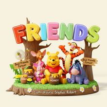 Load image into Gallery viewer, Best Friends Forever - Personalized Acrylic Plaque Shaped Plaques PopCulturePrints
