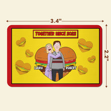 Load image into Gallery viewer, Personalized Wallet Card for Couples - Together Since 2022 Wallet Card PopCulturePrints
