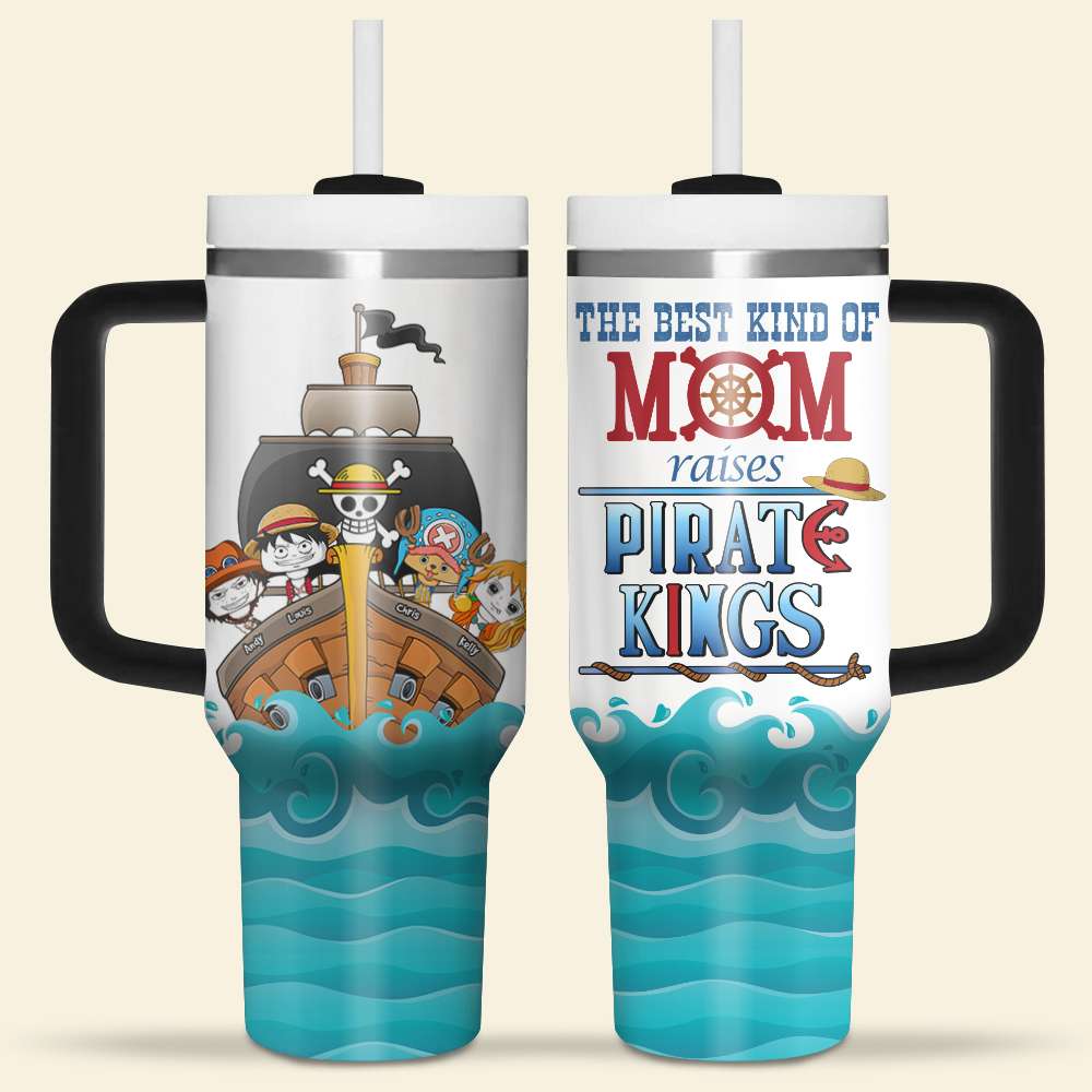 Personalized Mom Tumbler - Pirate King Theme Tumbler Cup PopCulturePrints