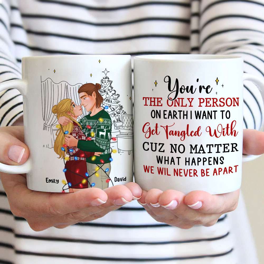 Tangled in Love Personalized Couples Mug - Perfect Valentine's Day Gifts for Lovers Coffee Mug PopCulturePrints