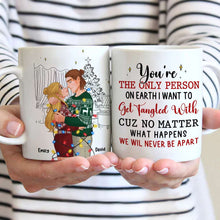 Load image into Gallery viewer, Tangled in Love Personalized Couples Mug - Perfect Valentine&#39;s Day Gifts for Lovers Coffee Mug PopCulturePrints
