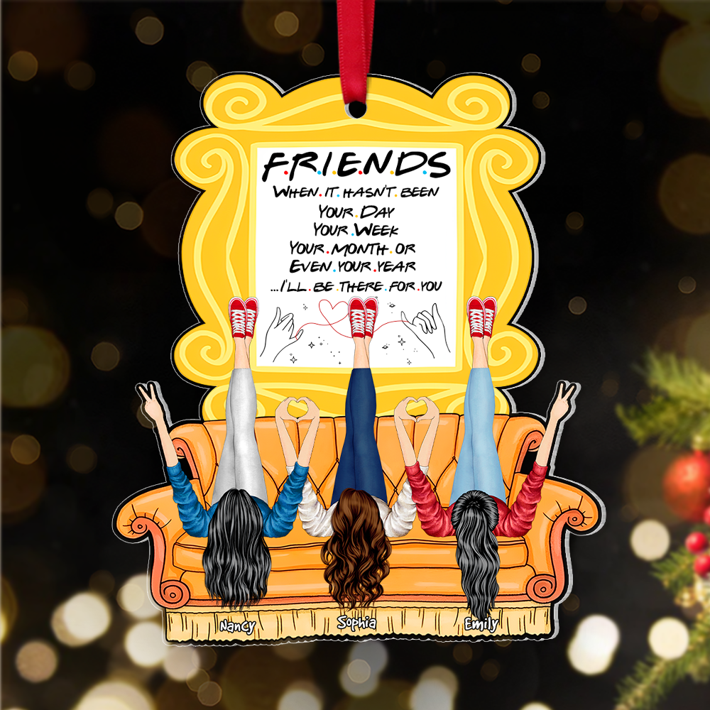 Personalized Best Friends Ornament - I'll Be There Ornament PopCulturePrints