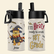 Load image into Gallery viewer, Personalized Harry Potter Inspired Bear Water Bottle - Back to School
