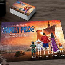Load image into Gallery viewer, Custom Family Jigsaw Puzzle - Perfect Fit for Unique Families Jigsaw Puzzles PopCulturePrints
