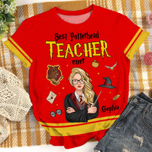 Load image into Gallery viewer, Customized Best Potterhead Teacher Ever T-Shirt
