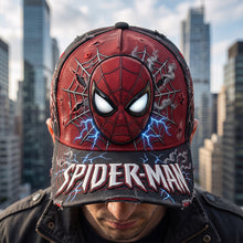 Load image into Gallery viewer, “Unleash Your Inner Hero!” - Custom Lightning Web Hero Classic Cap - Personalized Gift for Fans &amp; Collectors
