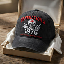 Load image into Gallery viewer, "Embrace Your Generation" - Vintage Generation X Personalized Classic Cap - Custom Gift for Friends, Family, and Nostalgia Lovers
