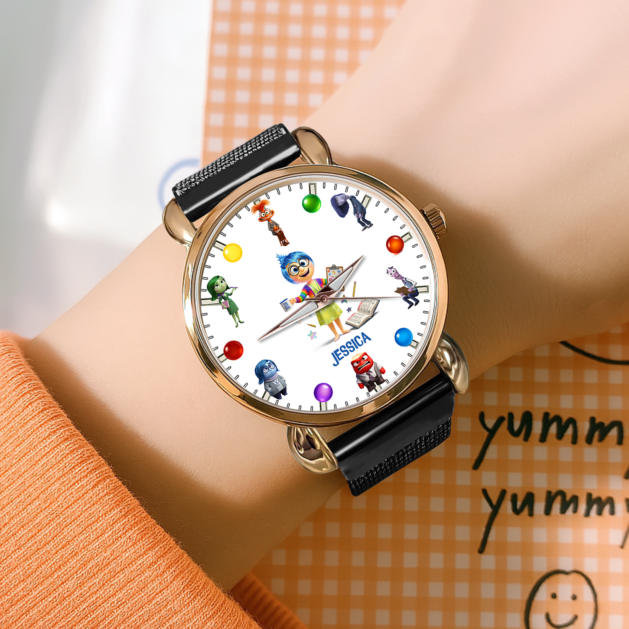 Cute Teacher Quartz Watch - Personalized Gift for Teachers with Custom Name Quartz Watch PopCulturePrints