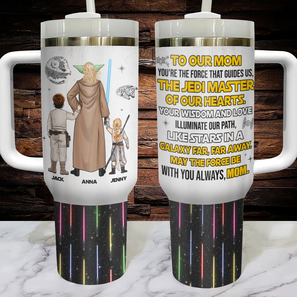 Custom Star Wars Mom Tumbler for Mother's Day Tumbler Cup PopCulturePrints