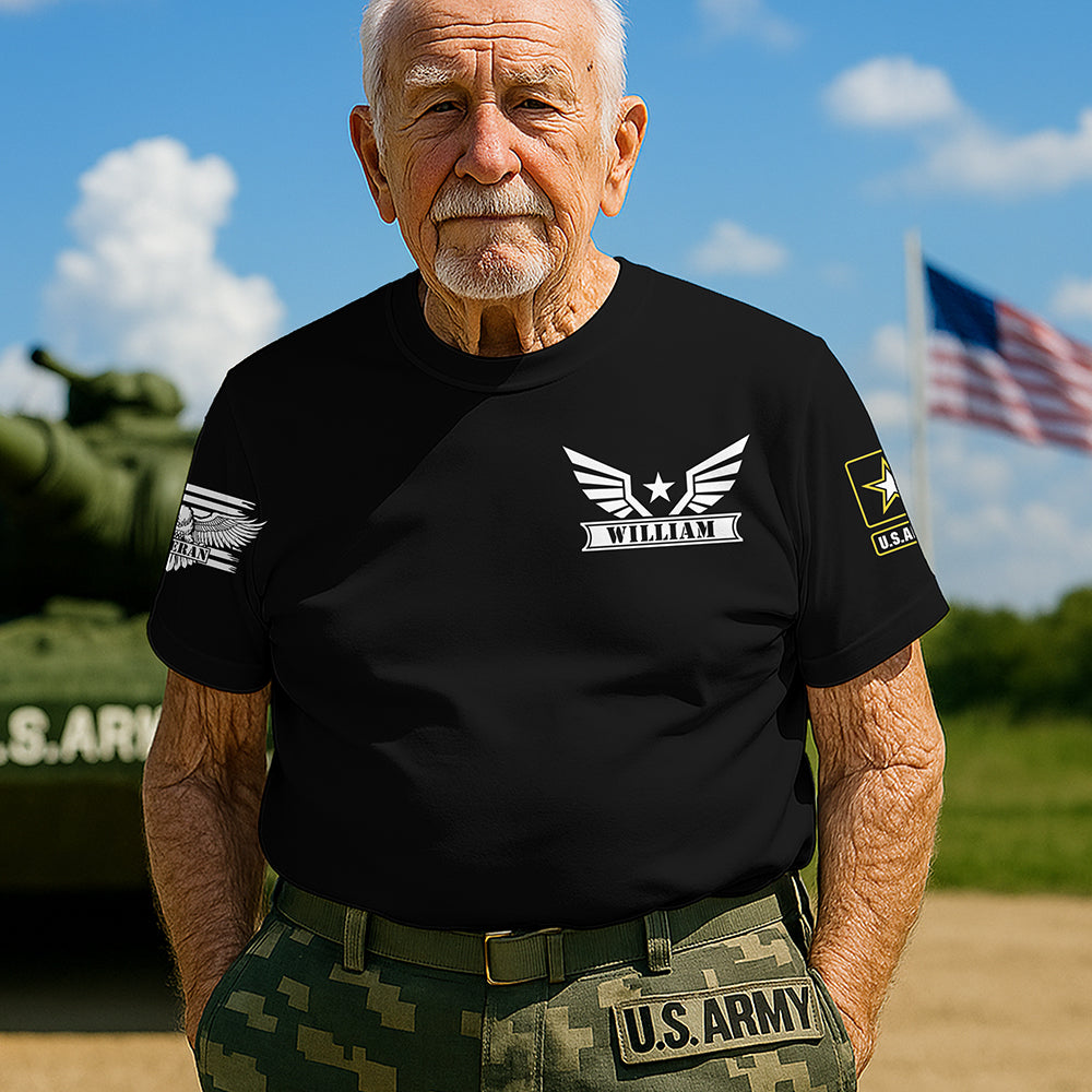 Don't Ever Mistake Old Age for Weakness - Personalized Old Warrior 3D Shirt AOP Products PopCulturePrints