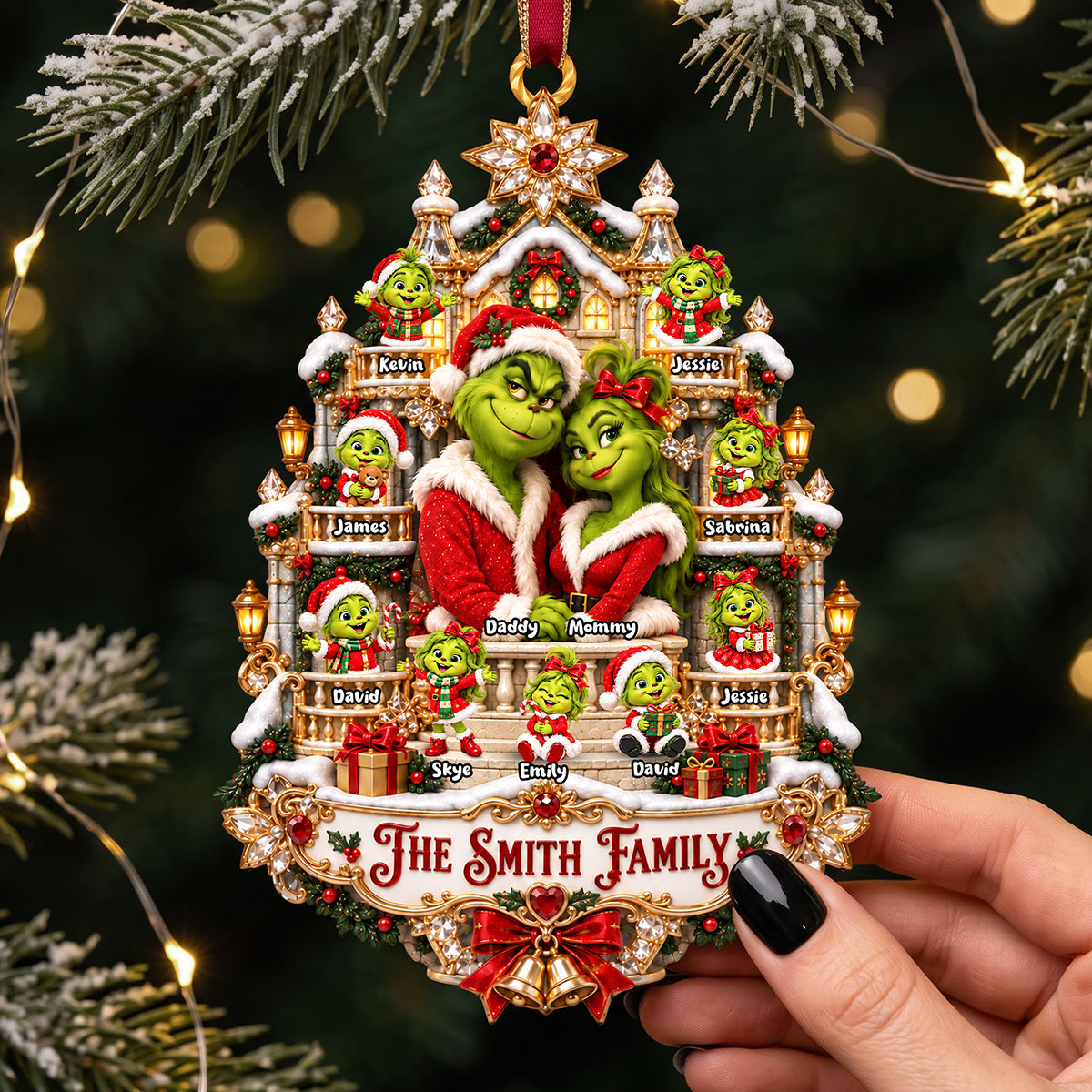 Mischief Family Christmas Ornament - Personalized Gift for Families