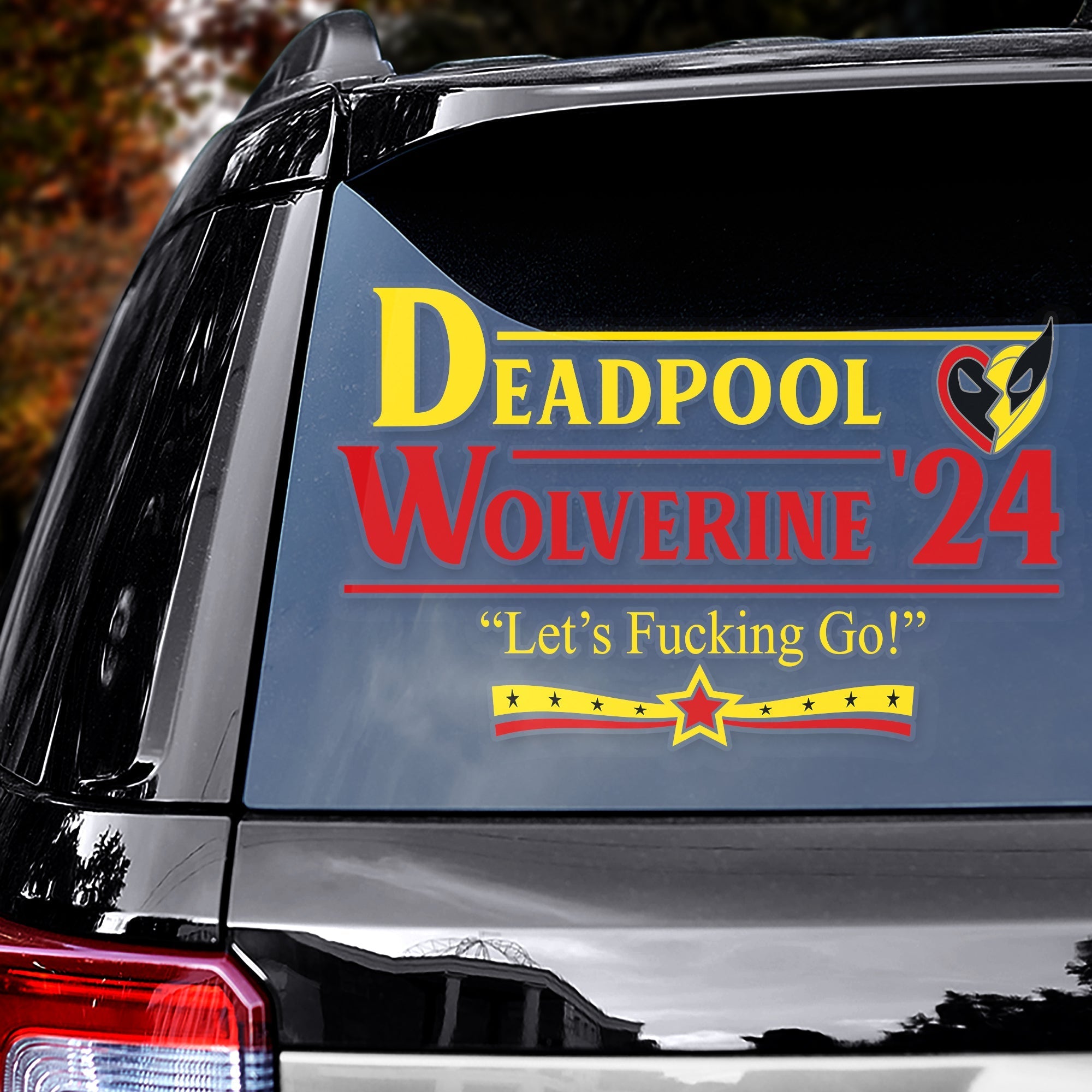 Personalized Deadpool & Wolverine '24 Decal - Let's Go!