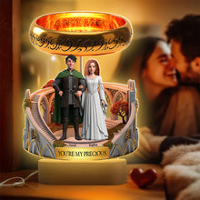 Load image into Gallery viewer, You&#39;re My Precious Adventure Couple LED Light - Personalized Gifts for Couples Led Night Light PopCulturePrints
