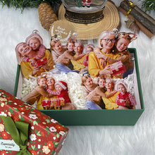Load image into Gallery viewer, Grandma&#39;s Little Elves Personalized Christmas Blanket Ornament PopCulturePrints
