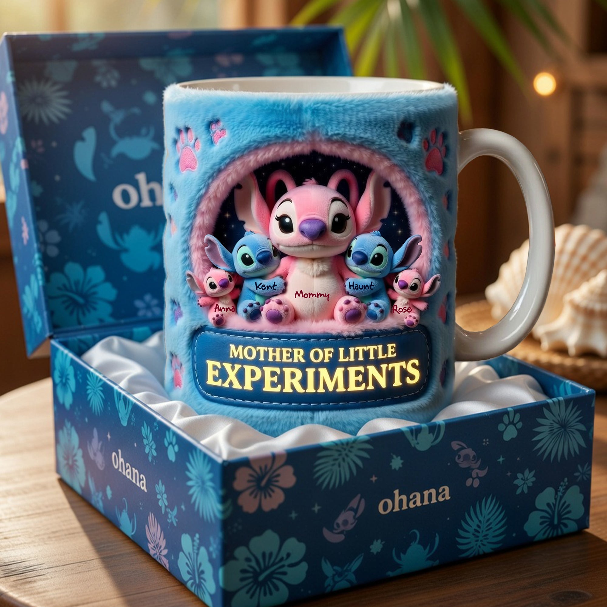 "Celebrate Unique Bonds - Personalized Little Experiments Mom Coffee Mug for Mother's Day!" Coffee Mug PopCulturePrints