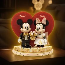 Load image into Gallery viewer, Love Ever After: Personalized Married Couple Acrylic Light Box - Unique Gift for Couples Light Box PopCulturePrints
