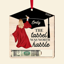 Load image into Gallery viewer, Personalized Graduation Money Holder Ornament - Christmas Gift Ornament PopCulturePrints
