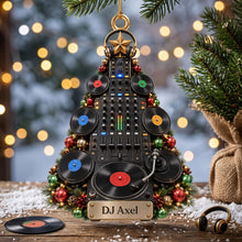 Load image into Gallery viewer, DJ Turntable Christmas Ornament - Personalized Gifts For Music Lovers 03NATI140826 Ornament PopCulturePrints
