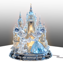 Load image into Gallery viewer, You Are My Happily Ever After - Shimmering Fairytail Couple Acrylic Light Box | Personalized Gift for Couples Light Box PopCulturePrints
