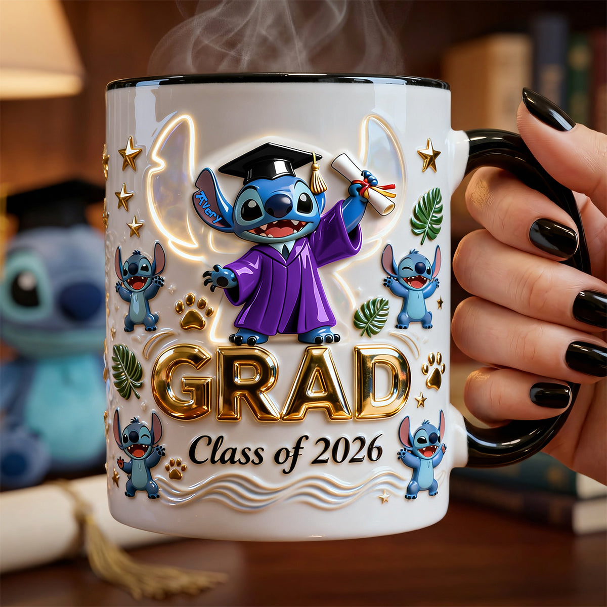Celebrate Success with the Cute Chaos Graduate Magic Mug - Personalized Gifts for Graduates Coffee Mug PopCulturePrints