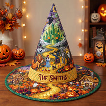 Load image into Gallery viewer, ‘A Spooktacular Treat Awaits!‘ - Whimsical Halloween Witch Hat - Personalized Gift for Halloween
