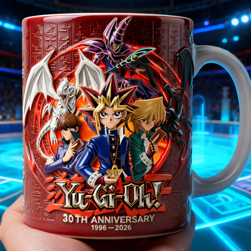 Celebrate 30 Years of Adventure - Personalized Yu-Gi-Oh! Coffee Mug Coffee Mug PopCulturePrints
