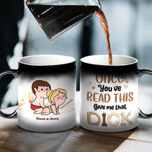 Load image into Gallery viewer, Personalized Magic Mug for Couples - Fun &amp; Flirty Gift Coffee Mug PopCulturePrints

