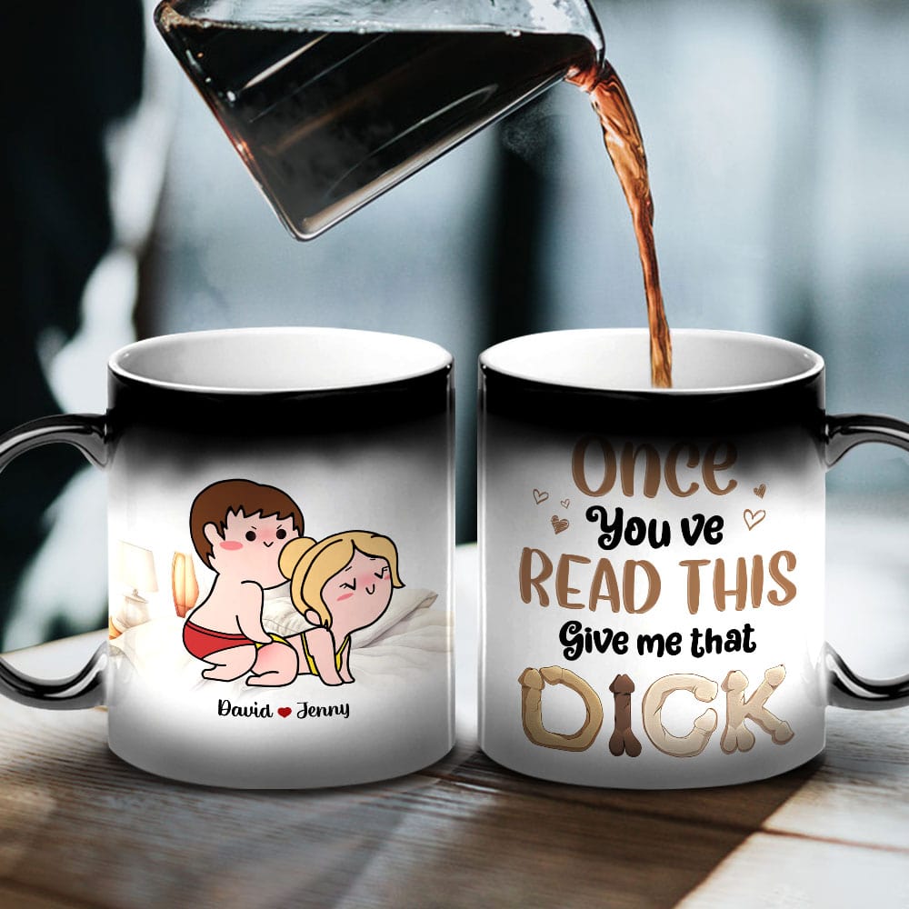 Personalized Magic Mug for Couples - Fun & Flirty Gift Coffee Mug PopCulturePrints