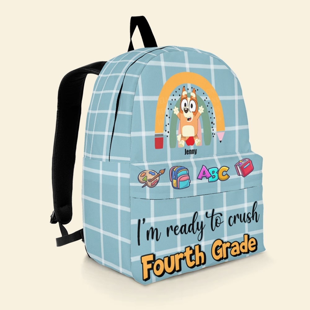 Personalized Fourth Grade Ready Backpack