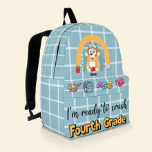 Load image into Gallery viewer, Personalized Fourth Grade Ready Backpack
