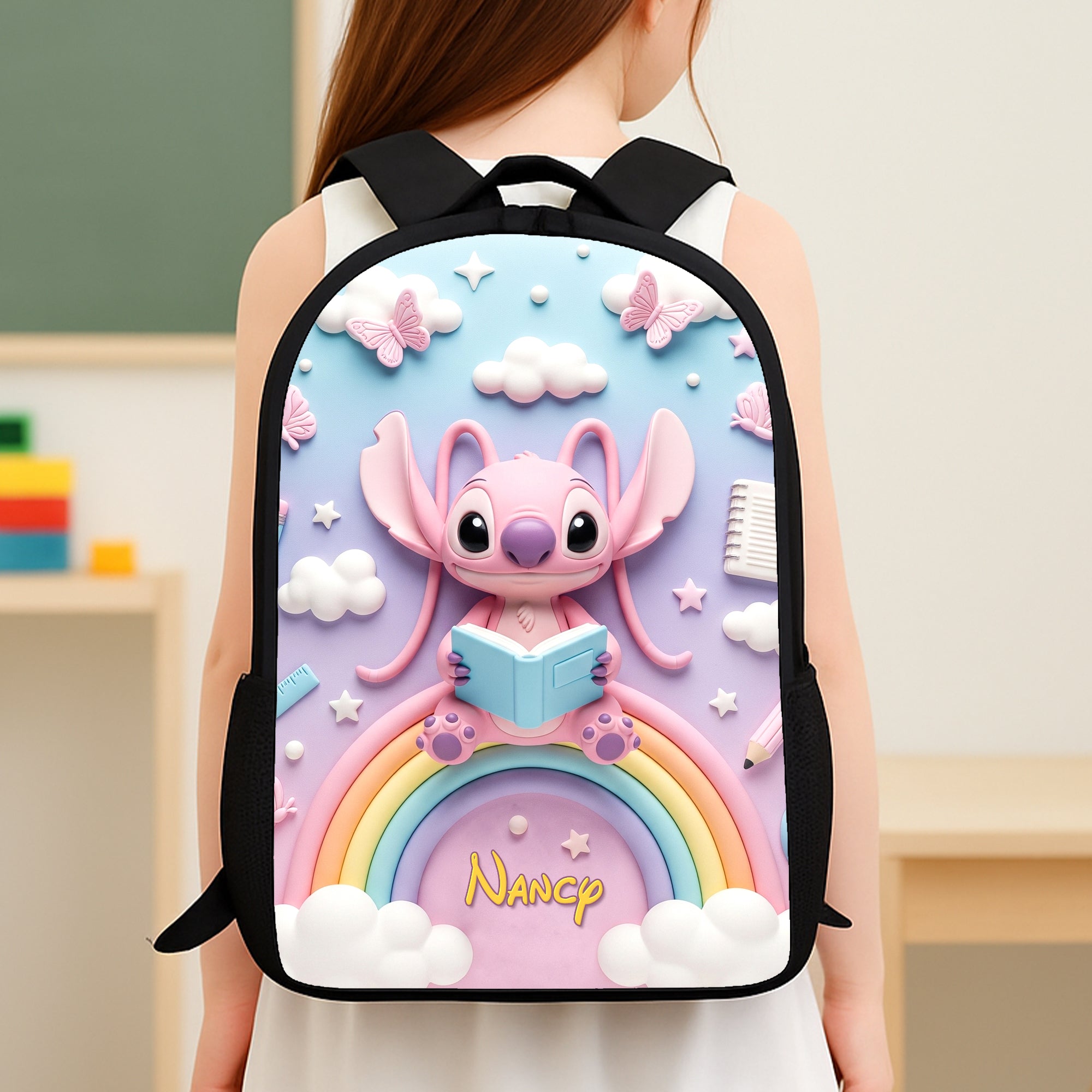 “Make Every Day Special” - Cute Cartoon School Bag - Personalized Gifts for Kids Backpack PopCulturePrints