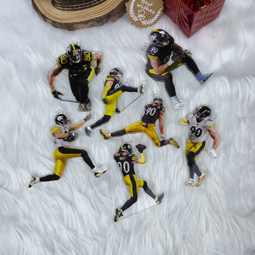 Personalized Football Fan Ornaments Ornament PopCulturePrints