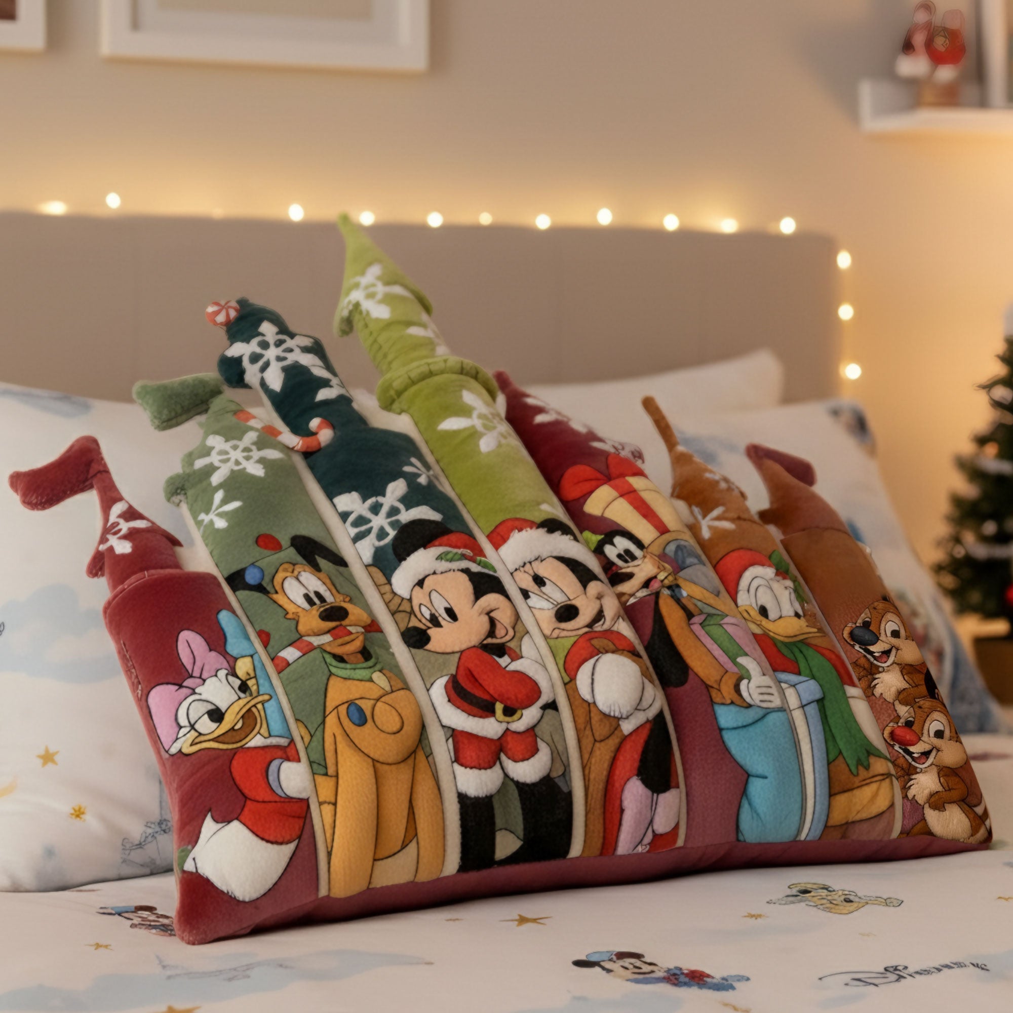 Jolly Christmas Custom Shape Pillow - A Magical Gift for Cartoon Lovers Pillow PopCulturePrints